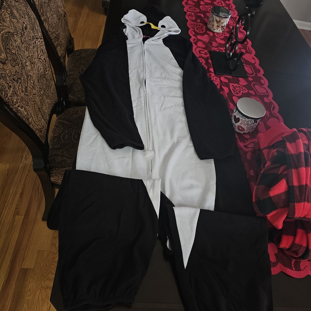 Black and White Penguin Onesie